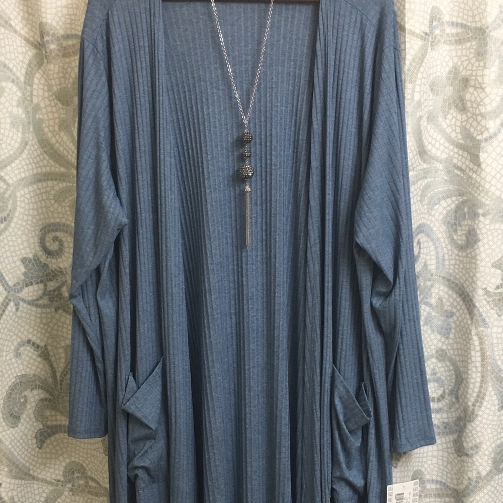3X Ultra Stretch Lularoe Sarah in light blue✨